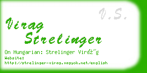 virag strelinger business card